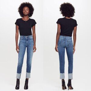 MOTHER The Pony Boy Ankle Fray Jean In Groovin Jeans Size 23